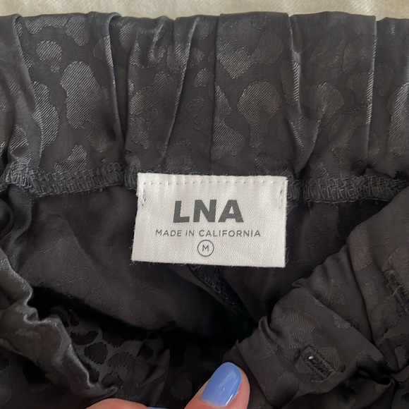 ÑNWT - LNA Jacquard jogger Pant Black Leopard - Picture 11 of 12